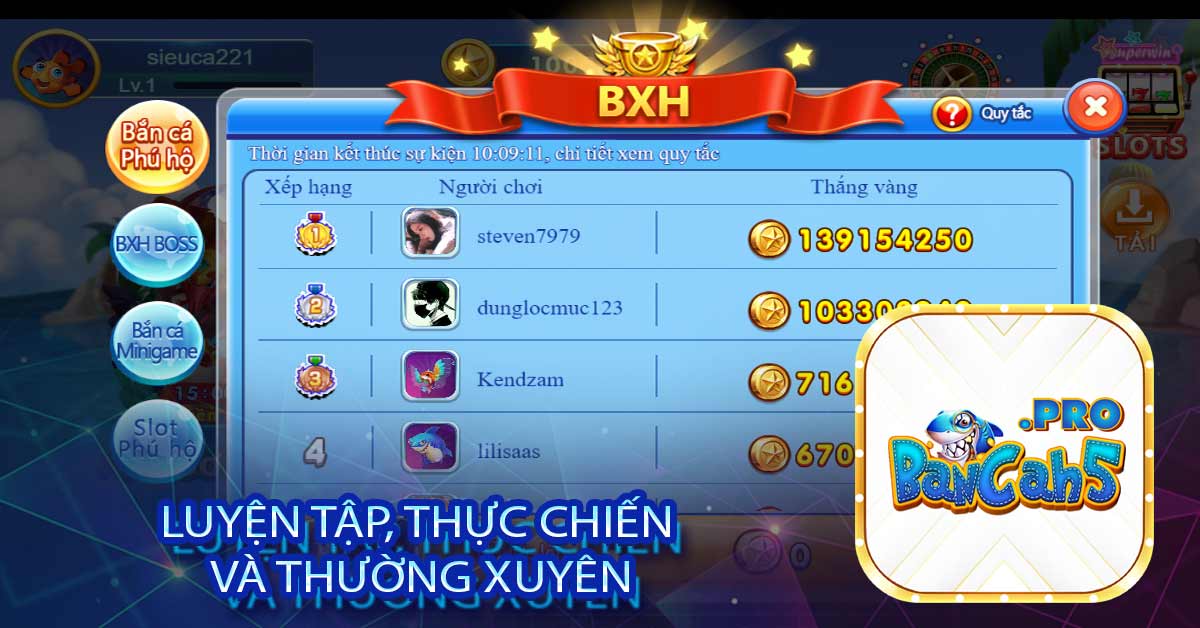 Luyện tập, thực chiến và thường xuyên